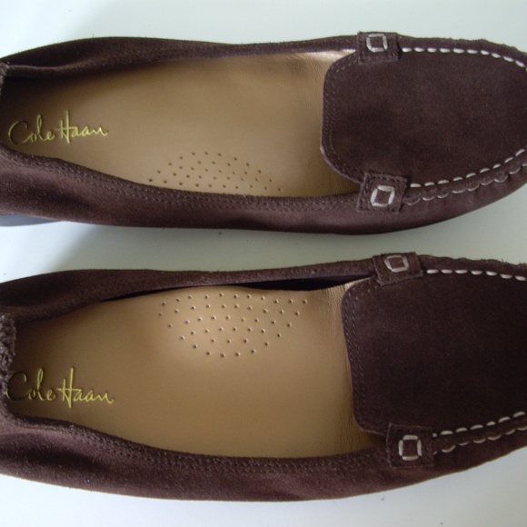 Cole Haan Air Candyce Brown Suede Moccasins/Women/s Size 7 1/2B/NEW/$179 RETAIL! - Picture 3 of 4